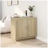 Image de Buffet Chêne sonoma 80x40x75 cm Bois d ingénierie