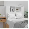 Image de Armoire de tête de lit Blanc 100x18,5x104,5 cm