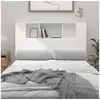 Image de Armoire de tête de lit blanc 120x18,5x102,5 cm
