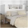 Image de Armoire de tête de lit Blanc 140x18,5x104,5 cm