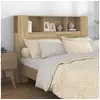 Image de Armoire de tête de lit Chêne sonoma 140x18,5x104,5 cm