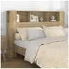 Image de Armoire de tête de lit chêne sonoma 160x18,5x104,5 cm