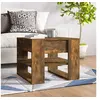 Image de Table basse chêne fumé 55,5x55x45 cm bois d'ingénierie816931