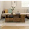 Image de Table basse chêne fumé 102x55x42 cm bois d'ingénierie816934