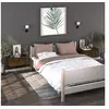 Image de Tables de chevet murales 2 pcs Chêne fumé816941