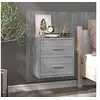 Image de Table de chevet murale Sonoma gris