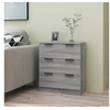 Image de Buffet Sonoma gris 60x30x70 cm Bois d ingénierie