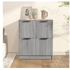 Image de Buffet Sonoma gris 60x30x70 cm Bois d ingénierie