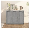 Image de Buffet Sonoma gris 90,5x30x70 cm Bois d ingénierie