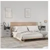 Image de Tables de chevet 2 pcs Sonoma gris Bois d ingénierie