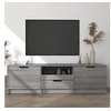 Image de Meuble TV Sonoma gris 140x35x40 cm Bois d ingénierie