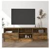 Image de Meuble TV Chêne fumé 150x33,5x45 cm Bois d'ingénierie817114