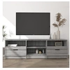 Image de Meuble TV Sonoma gris 150x33,5x45 cm Bois d ingénierie