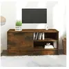 Image de Meuble TV Chêne fumé 80x35x36,5 cm Bois d ingénierie