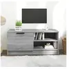 Image de Meuble TV Sonoma gris 80x35x36,5 cm Bois d ingénierie