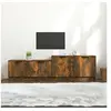 Image de Meuble TV Chêne fumé 158,5x36x45 cm Bois d'ingénierie817123