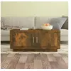 Image de Table basse Chêne fumé 102x50x45 cm Bois d'ingénierie817231