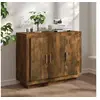 Image de Buffet Chêne fumé 92x35x75 cm Bois d ingénierie