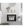 Image de Wastafelframe met inbouwwastafel ijzer zwart3101382