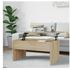Image de Table basse chêne sonoma 80x50,5x41,5 cm bois d ingénierie
