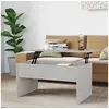 Image de Table basse gris béton 80x50,5x41,5 cm bois d ingénierie