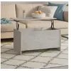 Image de Table basse gris béton 102x55,5x52,5 cm bois d ingénierie