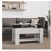 Image de Table basse gris béton 101x49x52 cm bois d ingénierie