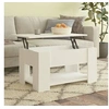 Image de Table basse blanc 79x49x41 cm bois d ingénierie