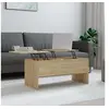 Image de Table basse chêne sonoma 102x50,5x46,5 cm bois d'ingénierie809722