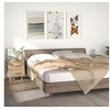 Image de 2x Tables de Chevet Tables de Nuit Armoires de Chevet Armoires de Lit Meubles de Chambre à Coucher Maison Intérieur Chêne Sonoma 40x35x47,5 cm