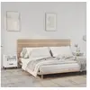 Image de Tables de chevet 2 pcs Blanc brillant Bois d ingénierie
