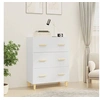 Image de Buffet Blanc 70x34x90 cm Bois d ingénierie