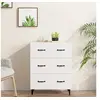 Image de Buffet blanc 69,5x34x90 cm bois d ingénierie
