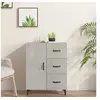 Image de Buffet gris béton 69,5x34x90 cm bois d'ingénierie812181