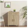Image de Buffet Chêne sonoma 69,5x34x90 cm Bois d'ingénierie
