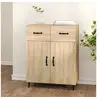 Image de Buffet chêne sonoma 69,5x34x90 cm bois d'ingénierie812198