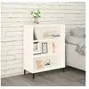 Image de Buffet Armoire de Rangement Organisateur de Maison Meuble de Rangement Armoire de Salon Intérieur Blanc 69,5x32,5x90 cm Bois d'Ingénierie