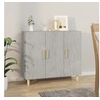 Image de Buffet gris béton 90x34x80 cm bois d ingénierie