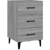 Image de Table de chevet sonoma gris 40x40x66 cm bois d'ingénierie