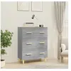 Image de Buffet Sonoma gris 70x34x90 cm Bois d'ingénierie817346