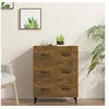 Image de Buffet chêne fumé 69,5x34x90 cm bois d'ingénierie817348