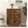 Image de Buffet chêne fumé 69,5x34x90 cm bois d'ingénierie817351