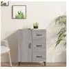 Image de Buffet sonoma gris 69,5x34x90 cm bois d'ingénierie817355