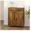 Image de Buffet chêne fumé 69,5x34x90 cm bois d ingénierie