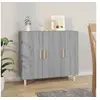 Image de Buffet sonoma gris 90x34x80 cm bois d ingénierie