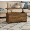 Image de Salontafel 102x55,5x52,5 cm bewerkt hout gerookt eikenkleurig819266