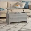 Image de Table basse sonoma gris 102x55,5x52,5 cm bois d ingénierie