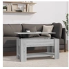 Image de Salontafel 101x49x52 cm bewerkt hout grijs sonoma eikenkleurig819273