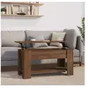 Image de Salontafel 101x49x52 cm bewerkt hout bruin eikenkleur819274