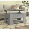 Image de Table basse Sonoma gris 79x49x41 cm Bois d ingénierie